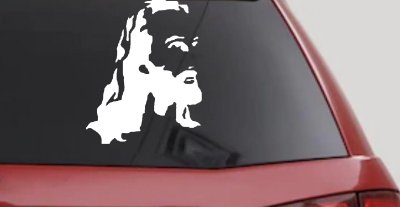 Jesus Christian Car or Truck Window Vinyl Decal Sticker