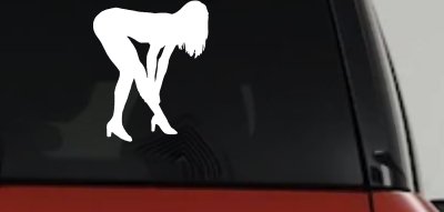 Sexy Girl Car Truck Window Decal Sticker Vinyl Automotive Decor