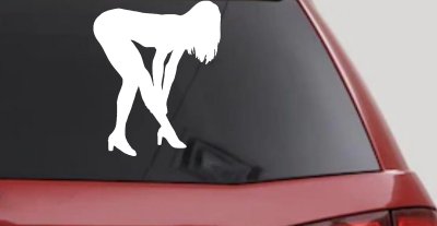Sexy Girl Car Truck Window Decal Sticker Vinyl Automotive Decor