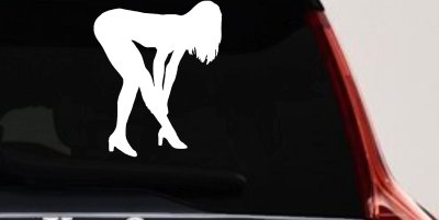 Sexy Girl Car Truck Window Decal Sticker Vinyl Automotive Decor