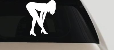 Sexy Girl Car Truck Window Decal Sticker Vinyl Automotive Decor