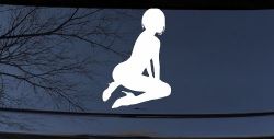 Sexy Girl Car or Truck Window Decal Sticker