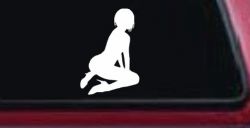 Sexy Girl Car or Truck Window Decal Sticker
