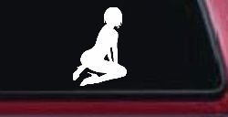 Sexy Girl Car or Truck Window Decal Sticker