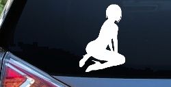 Sexy Girl Car or Truck Window Decal Sticker