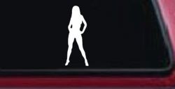 Sexy Girl Car or Truck Window Decal Sticker