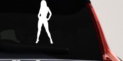 Sexy Girl Car Truck Window Decal Vinyl Sticker Automotive Art