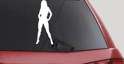 Sexy Girl Car Truck Window Decal Vinyl Sticker Automotive Art
