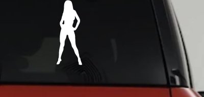 Sexy Girl Car Truck Window Decal Vinyl Sticker Automotive Art