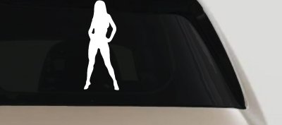 Sexy Girl Car Truck Window Decal Vinyl Sticker Automotive Art