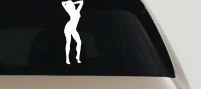 Sexy Girl Decal for Car Truck Window Vinyl Sticker Fun Auto Decor
