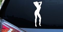 Sexy Girl Car or Truck Window Decal Sticker