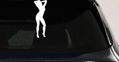 Sexy Girl Decal for Car Truck Window Vinyl Sticker Fun Auto Decor