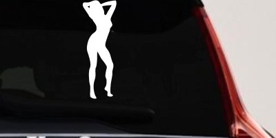 Sexy Girl Decal for Car Truck Window Vinyl Sticker Fun Auto Decor