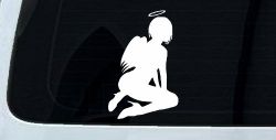 Sexy Angel Car or Truck Window Decal Sticker