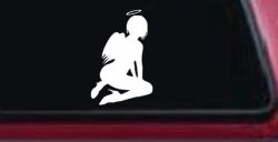 Sexy Angel Car or Truck Window Decal Sticker