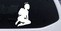 Sexy Angel Car or Truck Window Decal Sticker
