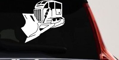 Rome Plow Bulldozer Military Decal Sticker - Car Truck Window Vinyl