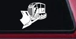 Rome Plow Bulldozer Military Car or Truck Window Decal Sticker