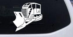 Rome Plow Bulldozer Military Car or Truck Window Decal Sticker
