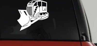Rome Plow Bulldozer Military Decal Sticker - Car Truck Window Vinyl