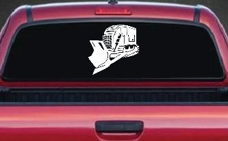 Rome Plow Bulldozer Military Car or Truck Window Decal Sticker