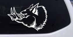 Wild Boar Hog Hunting Car or Truck Window Decal Sticker