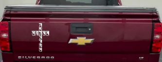 Amazing Grace Cross Christian Car or Truck Window Decal Sticker (White)