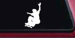 Free Style Skate Boarding Car or Truck Window Decal Sticker