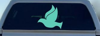 Dove Christian Car or Truck Window Decal Sticker (Mint)
