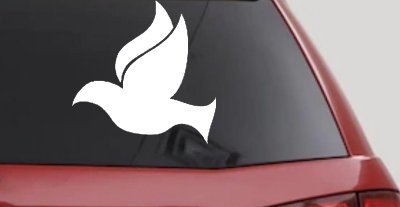 Christian Dove Car Truck Window Decal Vinyl Sticker Faith Symbol