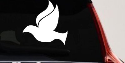 Christian Dove Car Truck Window Decal Vinyl Sticker Faith Symbol