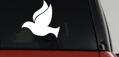 Christian Dove Car Truck Window Decal Vinyl Sticker Faith Symbol