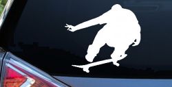 Skate Boarding Car or Truck Window Decal Sticker