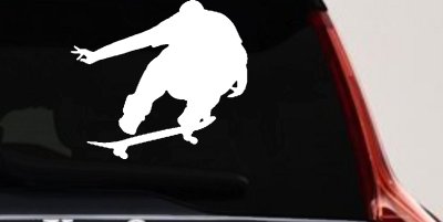 Skateboarder Window Decal Sticker - Car Truck Vinyl Decor