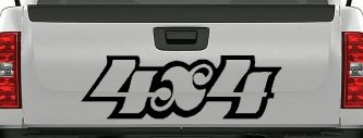 4X4 Off Road Car or Truck Window Decal Sticker (Black)