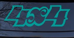 4X4 Off Road Car or Truck Window Decal Sticker (Turquoise)