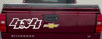 4X4 Off Road Car or Truck Window Decal Sticker (White)