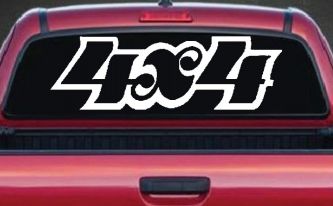 4X4 Off Road Car or Truck Window Decal Sticker