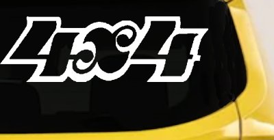 4X4 Off Road Vinyl Decal for Car or Truck Windows Adventure Sticker