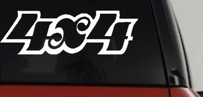 4X4 Off Road Vinyl Decal for Car or Truck Windows Adventure Sticker