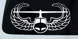 Air Assault Airborne Helicopter with Wings Military Car or Truck Window Decal Sticker