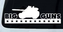 Big Guns Military Car or Truck Window Decal Sticker