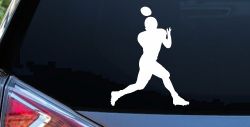 Football Player Sports Car or Truck Window Decal Sticker