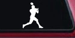 Football Player Sports Car or Truck Window Decal Sticker