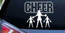 Cheer Cheerleader Car or Truck Window Decal Sticker