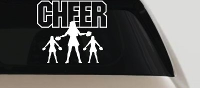 Cheerleader Car Truck Window Vinyl Decal Sticker