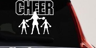 Cheerleader Car Truck Window Vinyl Decal Sticker
