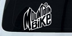 Mountain Bike Sports Car or Truck Window Decal Sticker