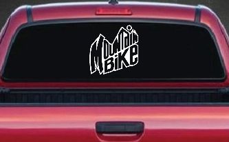Mountain Bike Sports Car or Truck Window Decal Sticker